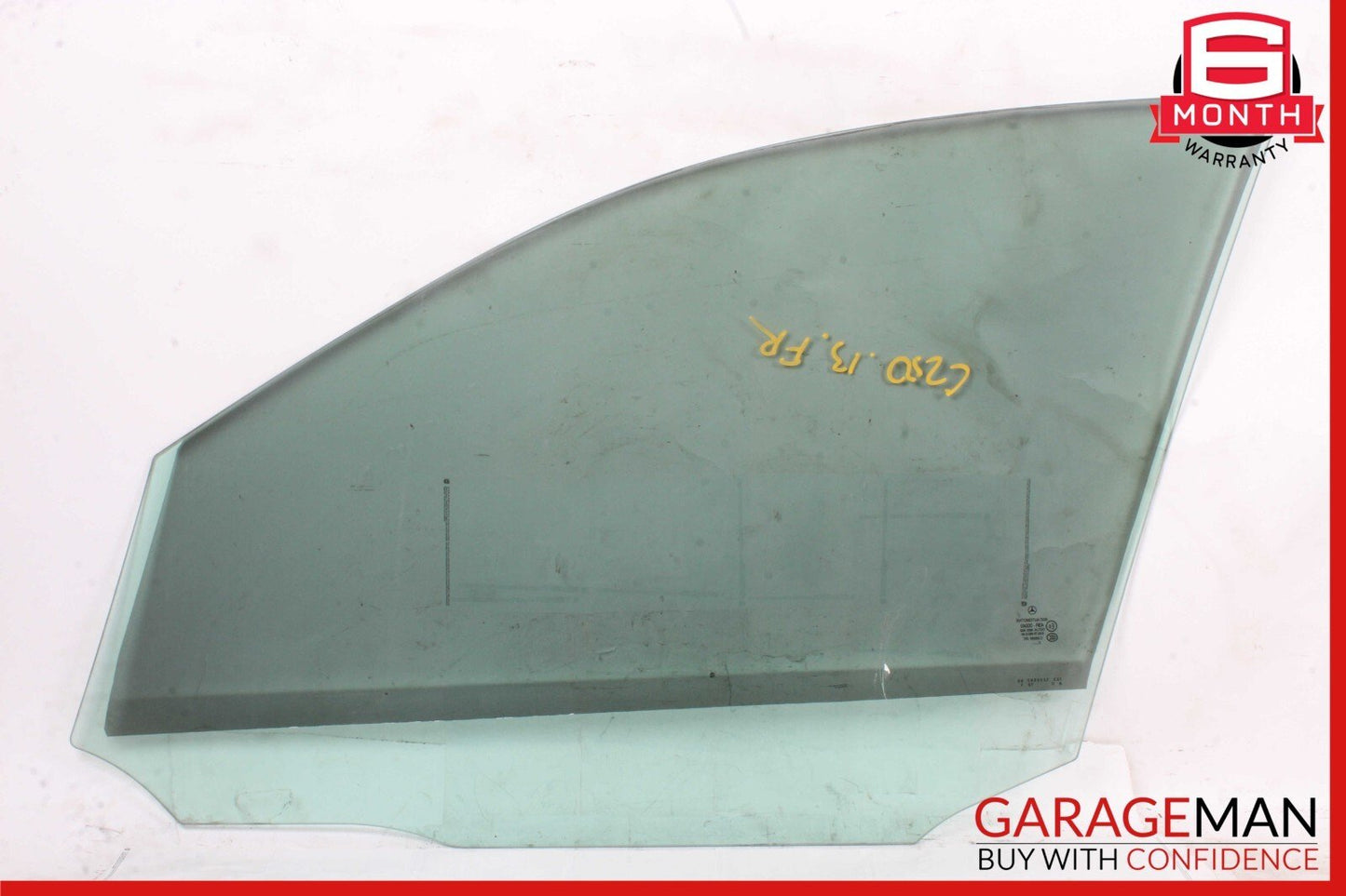 08-15 Mercedes W204 C250 C300 C350 Front Right Side Door Window Auto Glass OEM