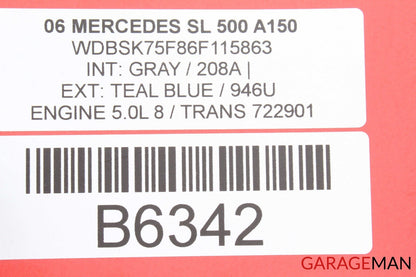 03-06 MERCEDES R230 SL500 FRONT RIGHT PASSENGER SIDE DOOR SOUND SPEAKER Q2 OEM