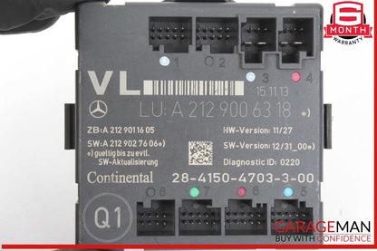 08-18 Mercedes W212 E350 C300 CLS550 Front Left Side Door Control Module OEM