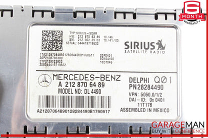 08-12 Mercedes W204 C250 Sirius Satellite Radio Receiver Module 2128706489 OEM