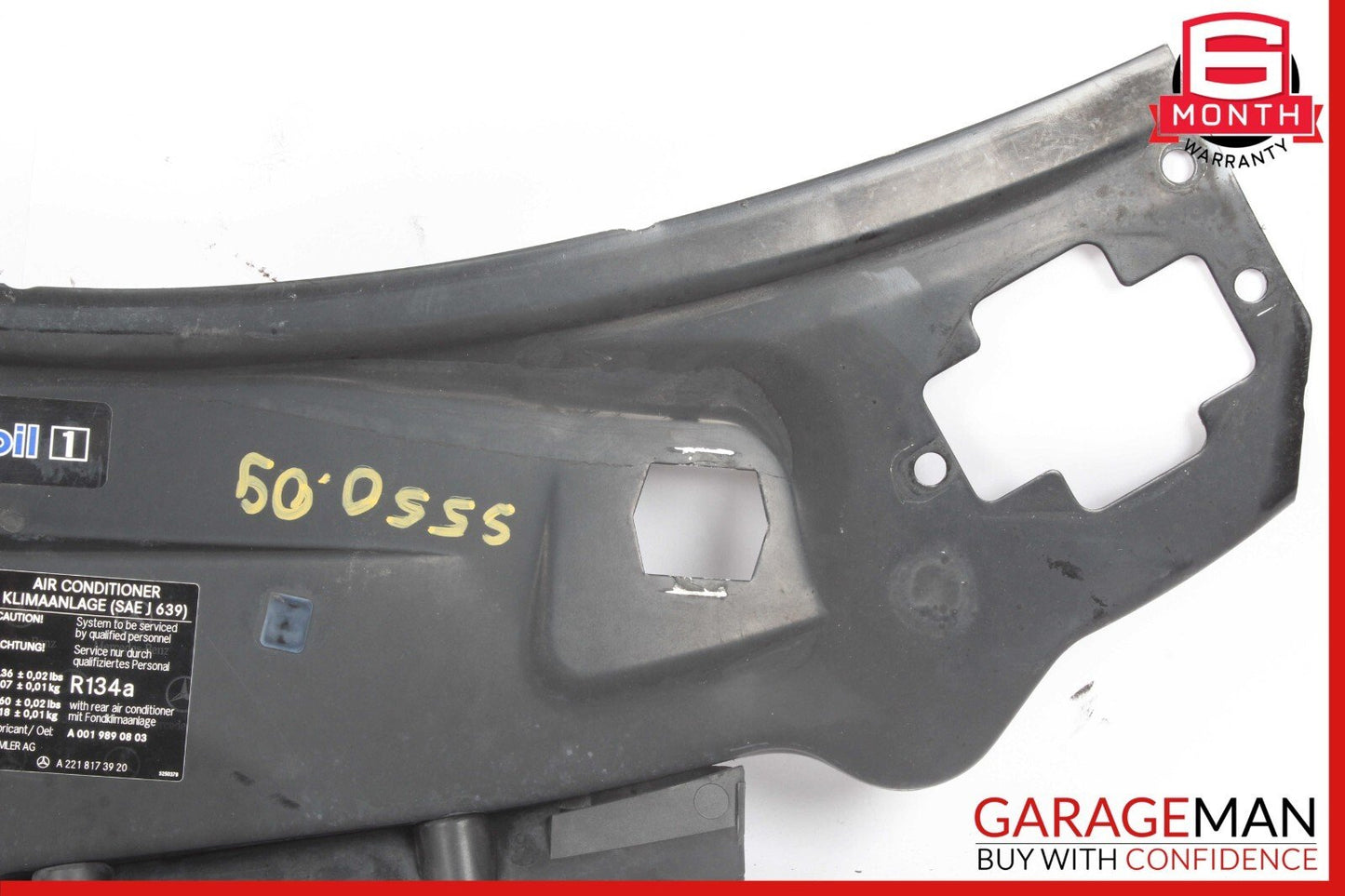 07-13 Mercedes W221 S550 S63 Front Radiator Core Support Headlight Bracket Bar