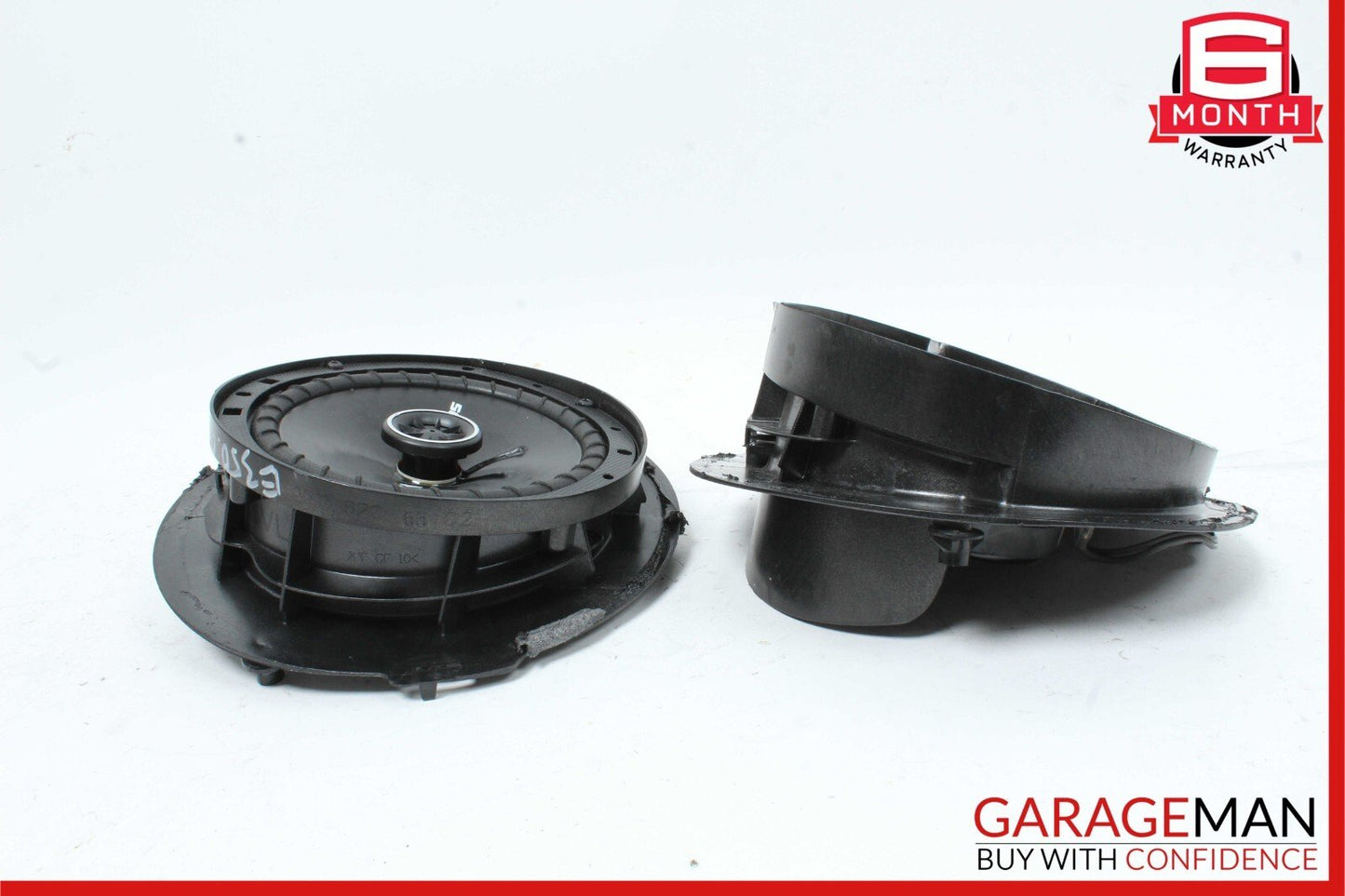 07-09 Mercedes W211 E350 Rear Left & Right Door Audio Sound Speaker Set Of 2 Pc