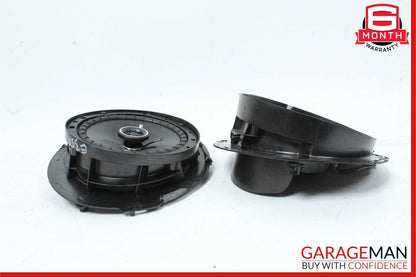 07-09 Mercedes W211 E350 Rear Left & Right Door Audio Sound Speaker Set Of 2 Pc