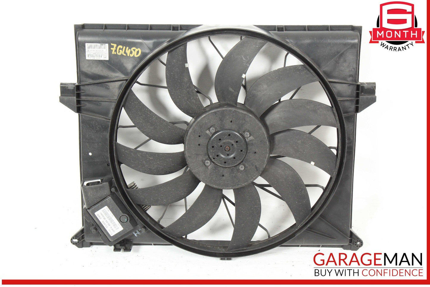 06-13 Mercedes X164 GL450 GL550 Engine Motor Radiator Cooling Fan Assembly OEM