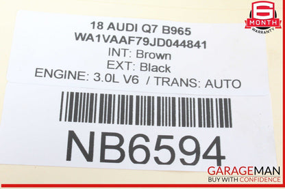 17-24 Audi Q7 Engine Motor Oil Cooler 06E117021M OEM