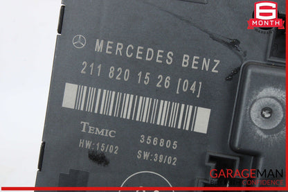 03-09 Mercedes W211 E320 Rear Left Driver Side Door Control Module Unit OEM