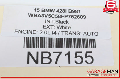 14-16 BMW 428i Rear Right Passenger Side Wishbone Upper Control Arm 6792544 OEM