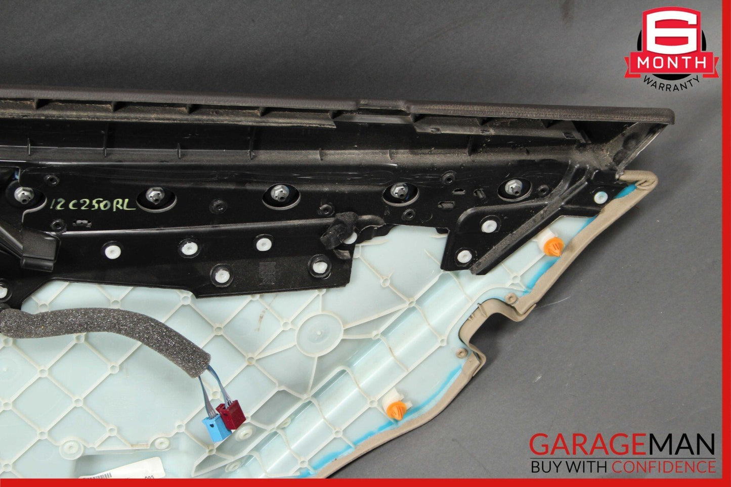 08-14 Mercedes W204 C300 C250 Rear Left Side Interior Door Panel Assembly Beige