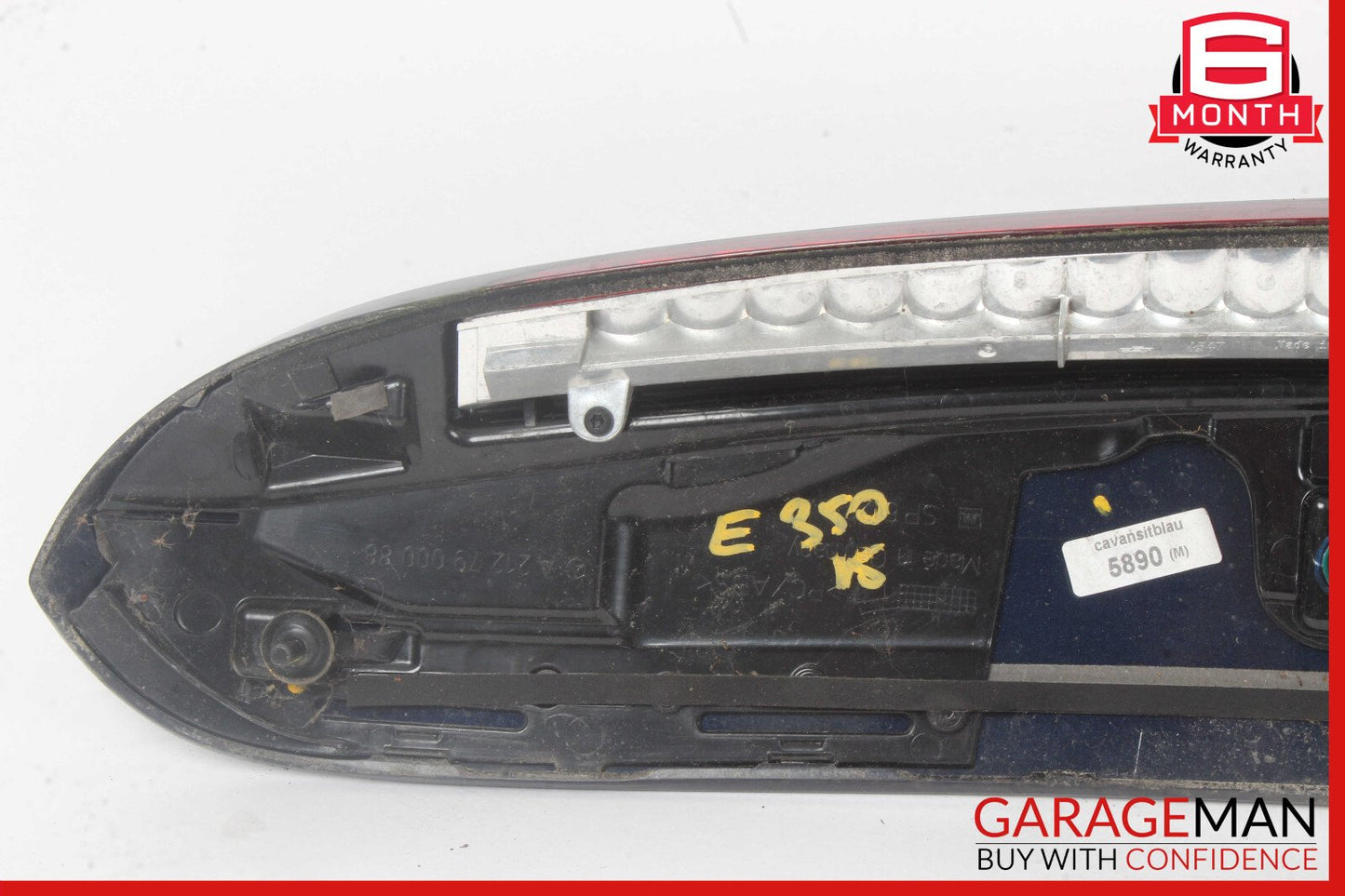 11-16 Mercedes W212 E350 Wagon Rear Tailgate Spoiler Cavansite Blue OEM