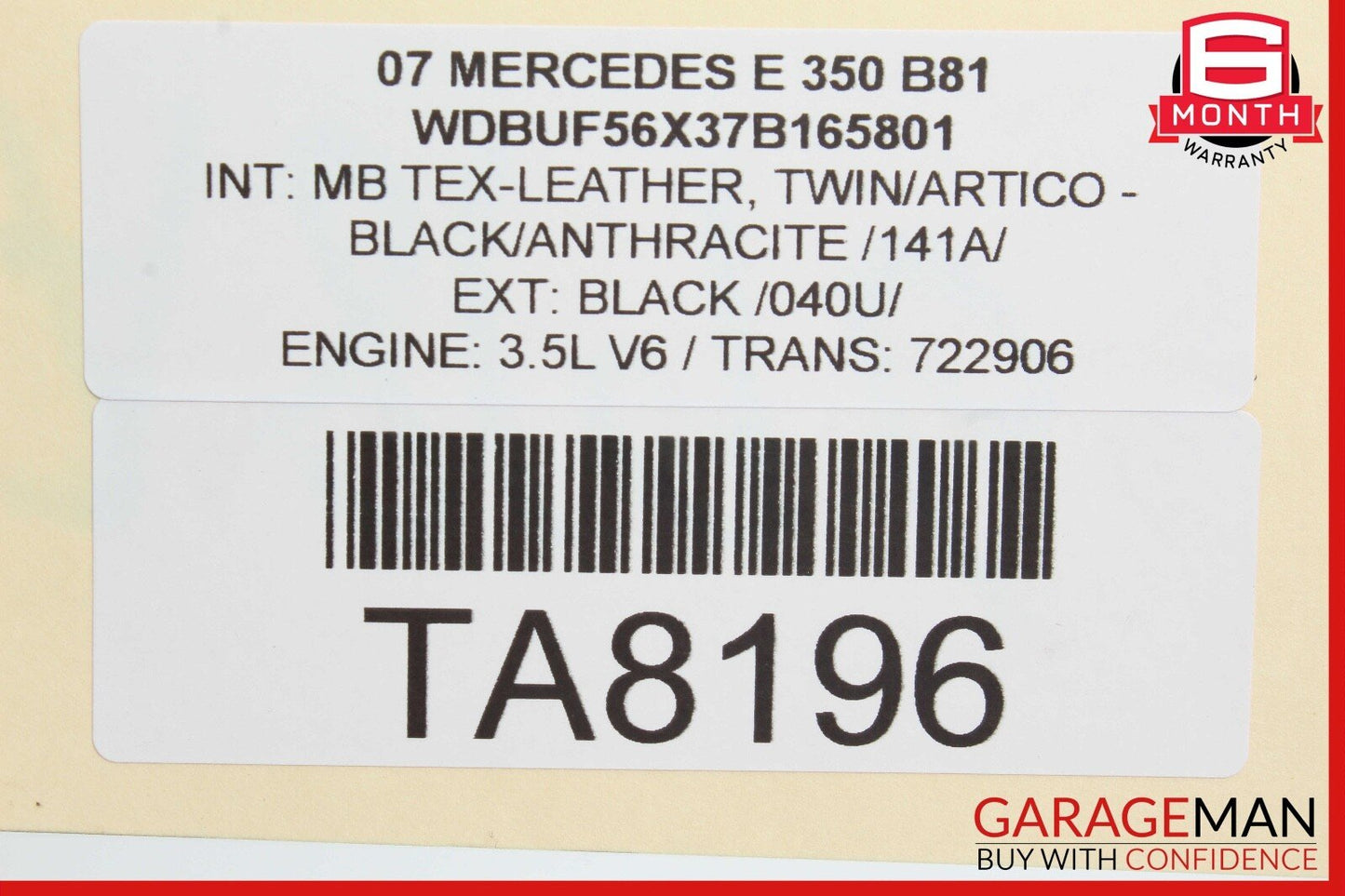 03-09 Mercedes W211 E350 E550 Front Right Side Door Window Regulator Motor OEM