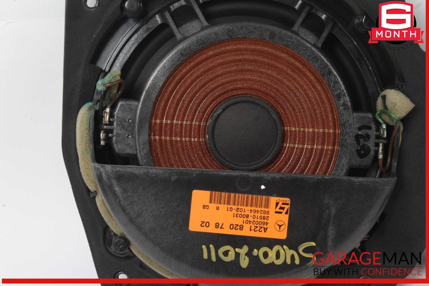 10-13 Mercedes W221 S400 Front Left & Right Side Door Audio Speakers Set OEM