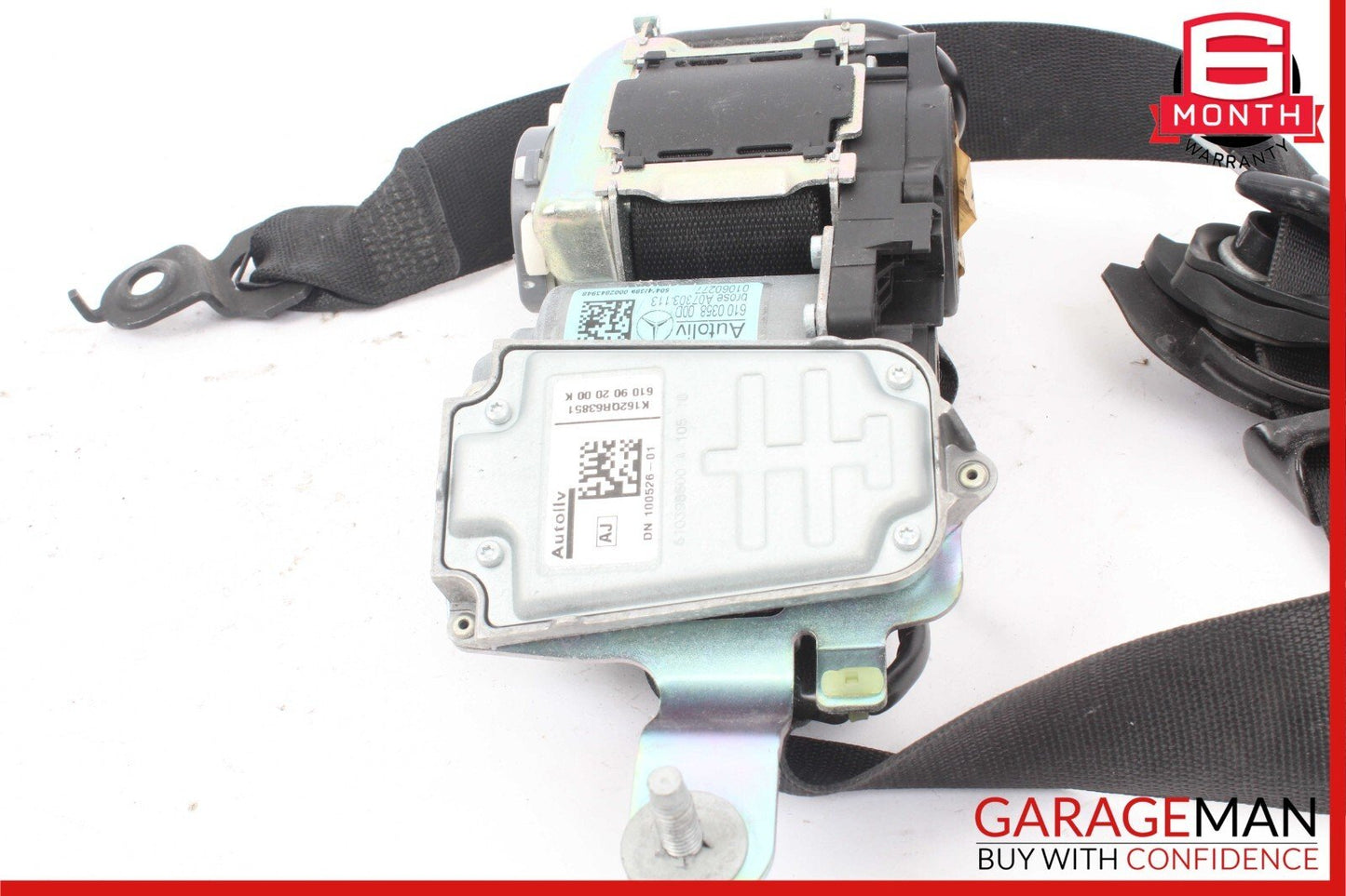 10-13 Mercedes W212 E250 E350 Front Left Seat Belt Seatbelt Retractor Black OEM