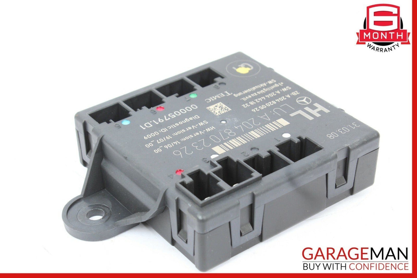 08-14 Mercedes W204 C300 C350 Rear Left Side Door Control Module 2048702326 OEM