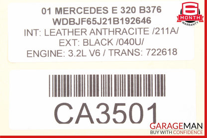 96-03 Mercedes W210 E430 E320 Front Right Passenger Side Door Control Module