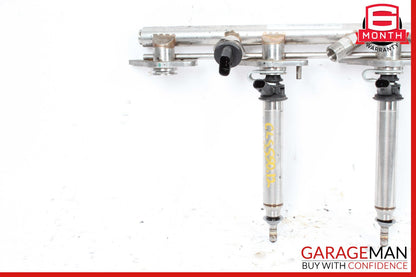 11-19 Mercedes W218 CLS550 E550 Right Fuel Injection Rail Line w/ Injectors OEM