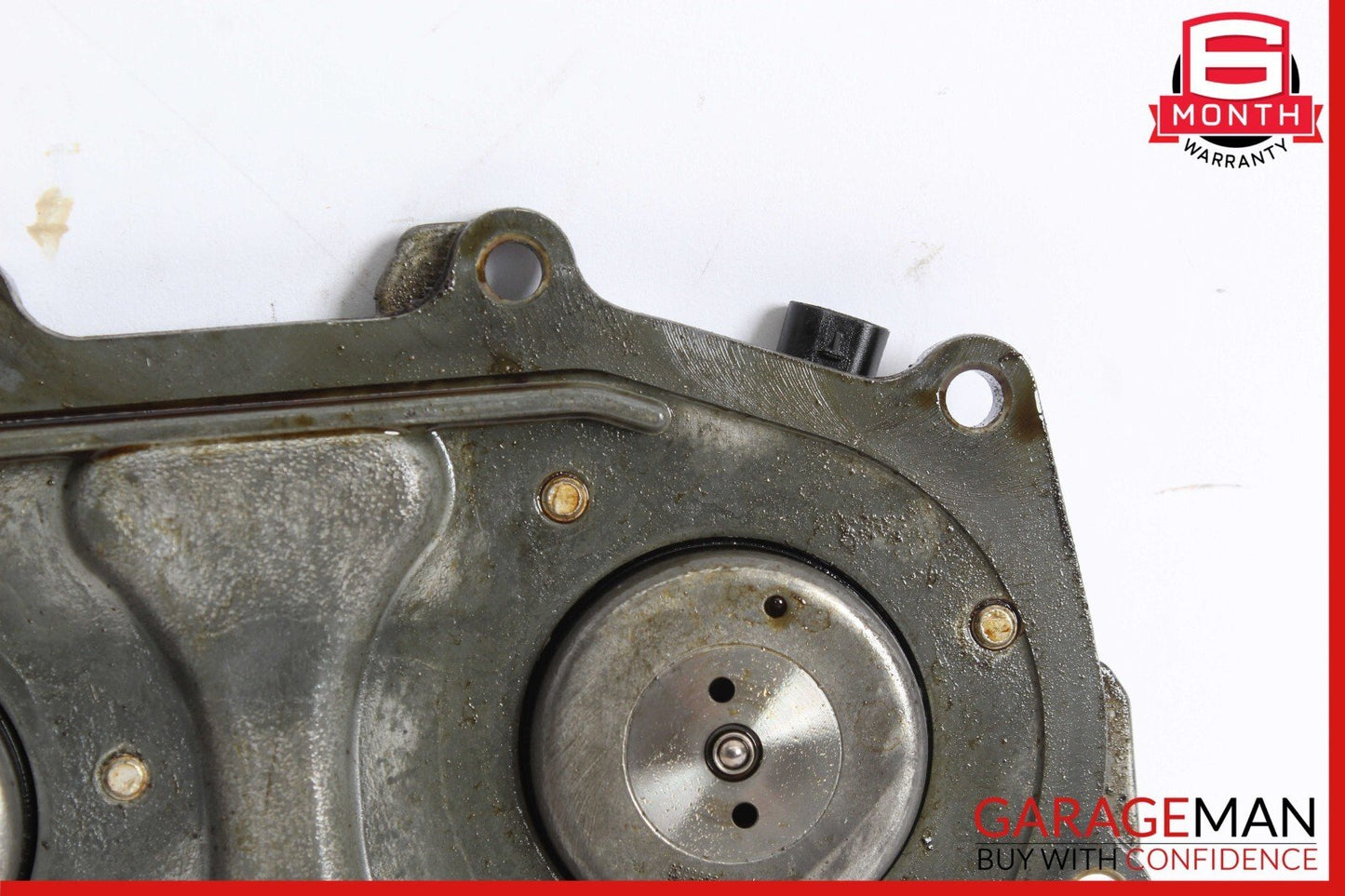 12-18 Mercedes S550 E550 Front Left / Right Engine Timing Chain Cover Plate