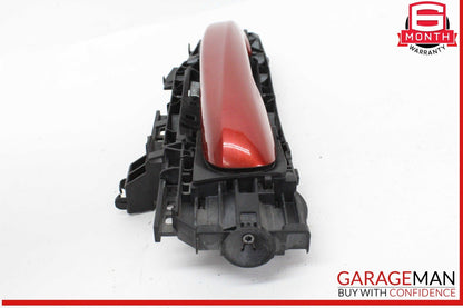 15-20 Mercedes W205 C300 Rear Left Driver Side Exterior Door Handle Red OEM