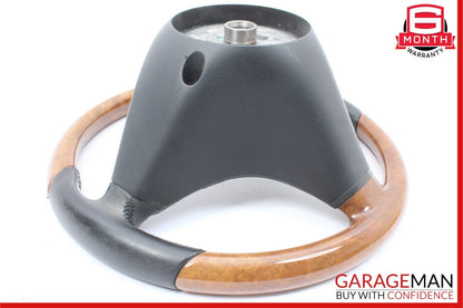 09-12 Mercedes R171 SLK300 SL550 SLK350 3 Spoke Steering Wheel Black Wood