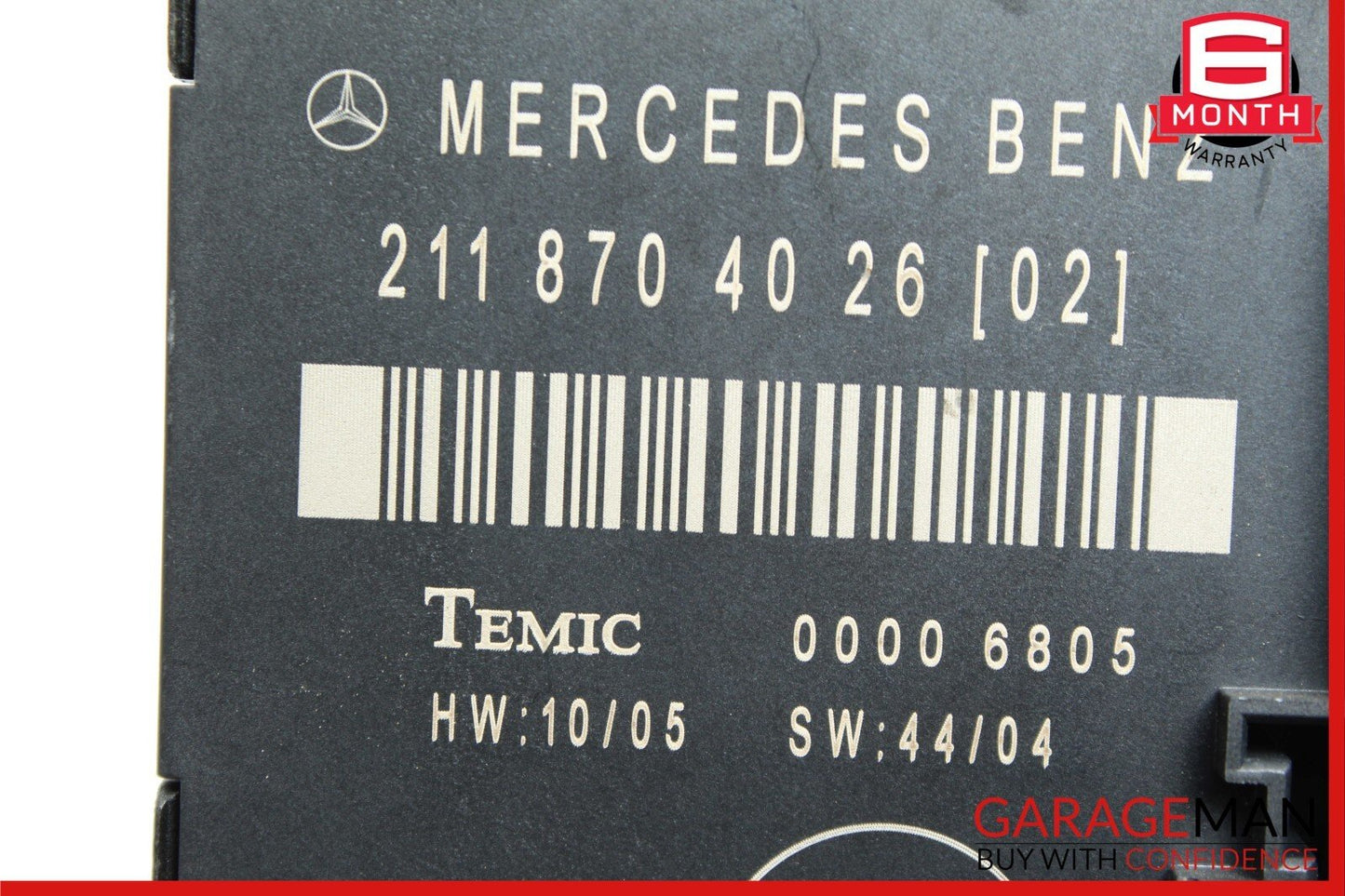 03-09 Mercedes W211 E350 E320 Rear Left Driver Side Door Control Module Unit OEM