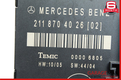 03-09 Mercedes W211 E350 E320 Rear Left Driver Side Door Control Module Unit OEM