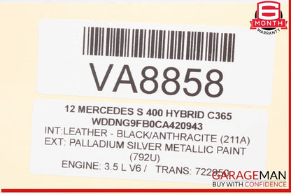 06-15 Mercedes W221 S400 Hybrid Engine Oil Separator Cover 2720160134 OEM