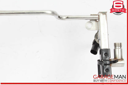 05-12 Mercedes W204 C300 E350 SLK300 Fuel Injector Rail w/ Fuel Injectors OEM