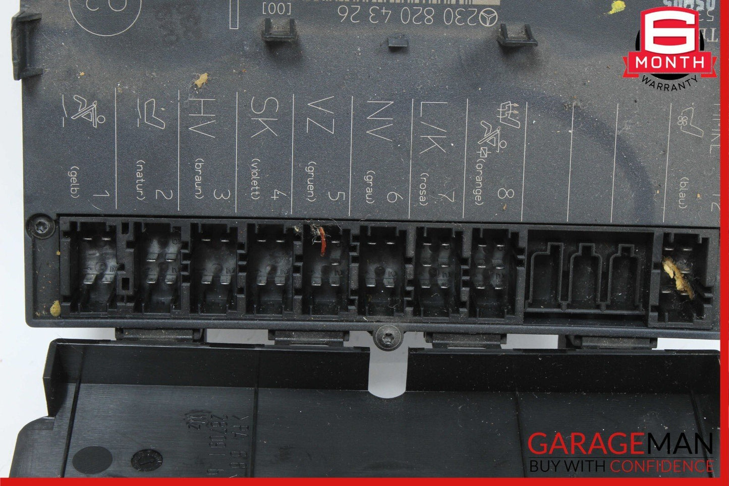 03-08 Mercedes R230 SL500 SL55 AMG Left Driver Under Seat Control Module Unit
