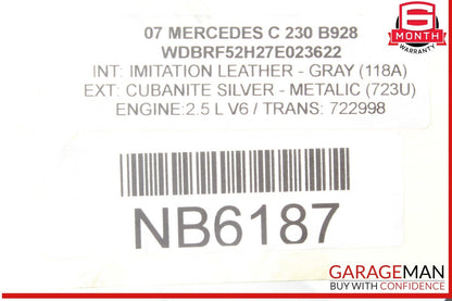 05-15 Mercedes W203 C230 Engine Motor Air Valve 0021407560 OEM