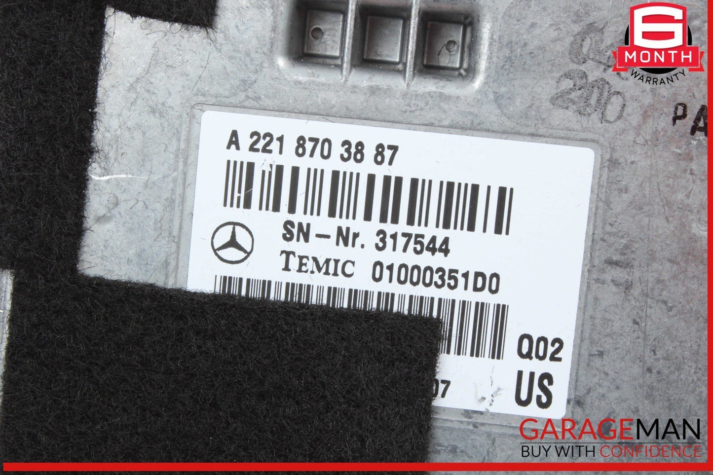07-14 Mercedes W221 S550 CL550 Voice Language Communication Control Module OEM
