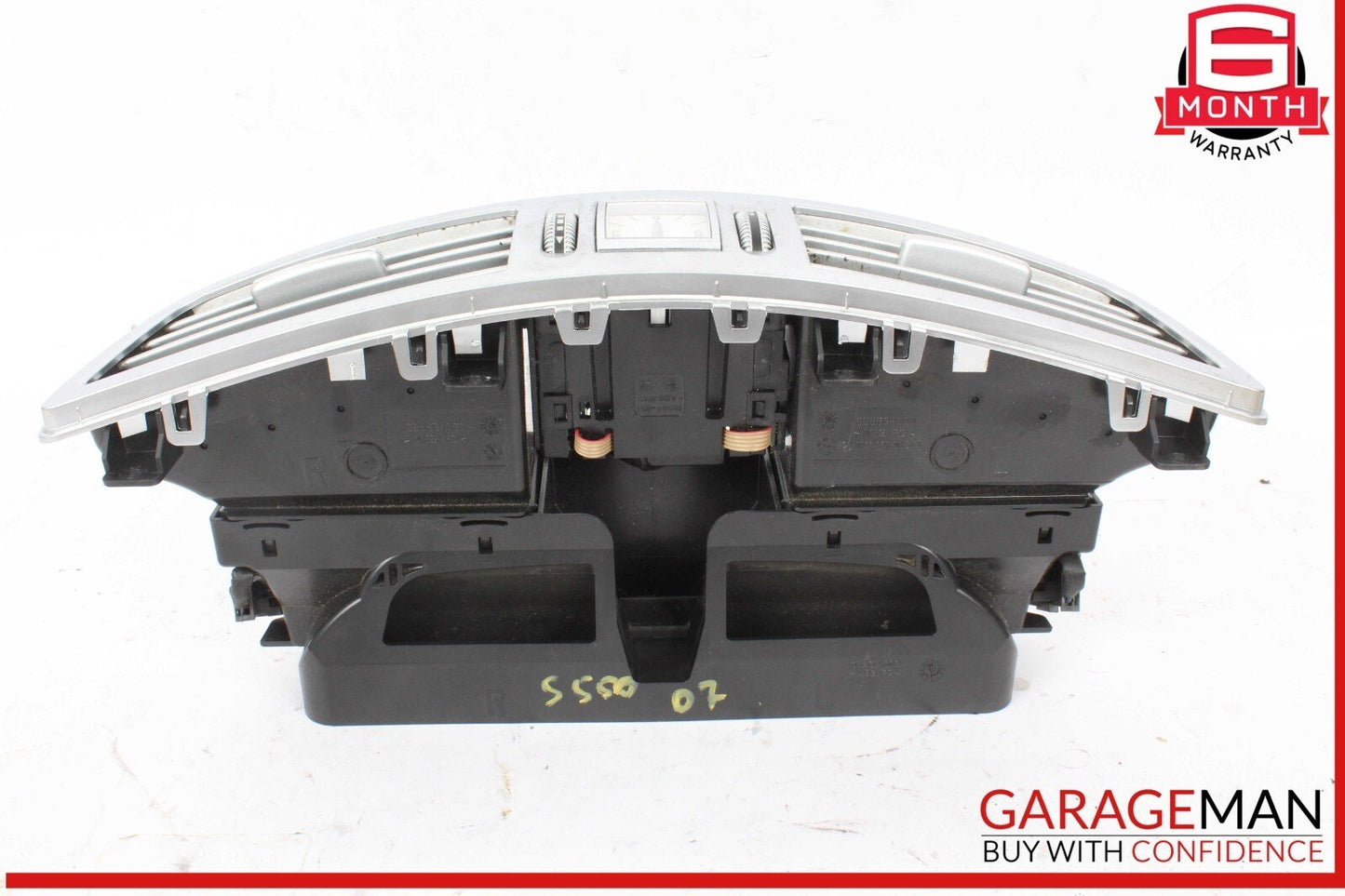 07-13 Mercedes W221 S550 S350 Center Dash Air AC A/C Heater Vent 2218300954 OEM