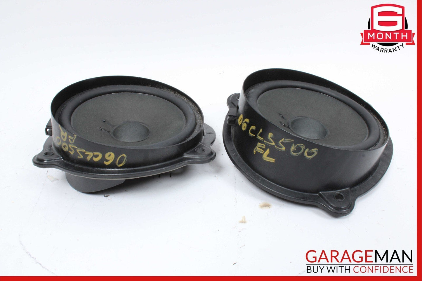 06-11 Mercedes W219 CLS500 Right & Left Side Door Sound Audio Speakers Set of 2
