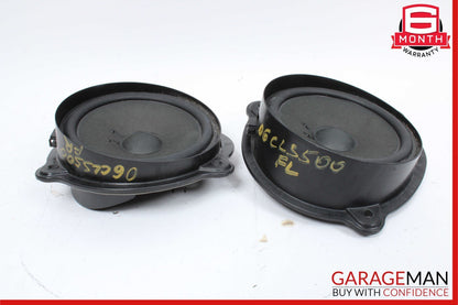 06-11 Mercedes W219 CLS500 Right & Left Side Door Sound Audio Speakers Set of 2