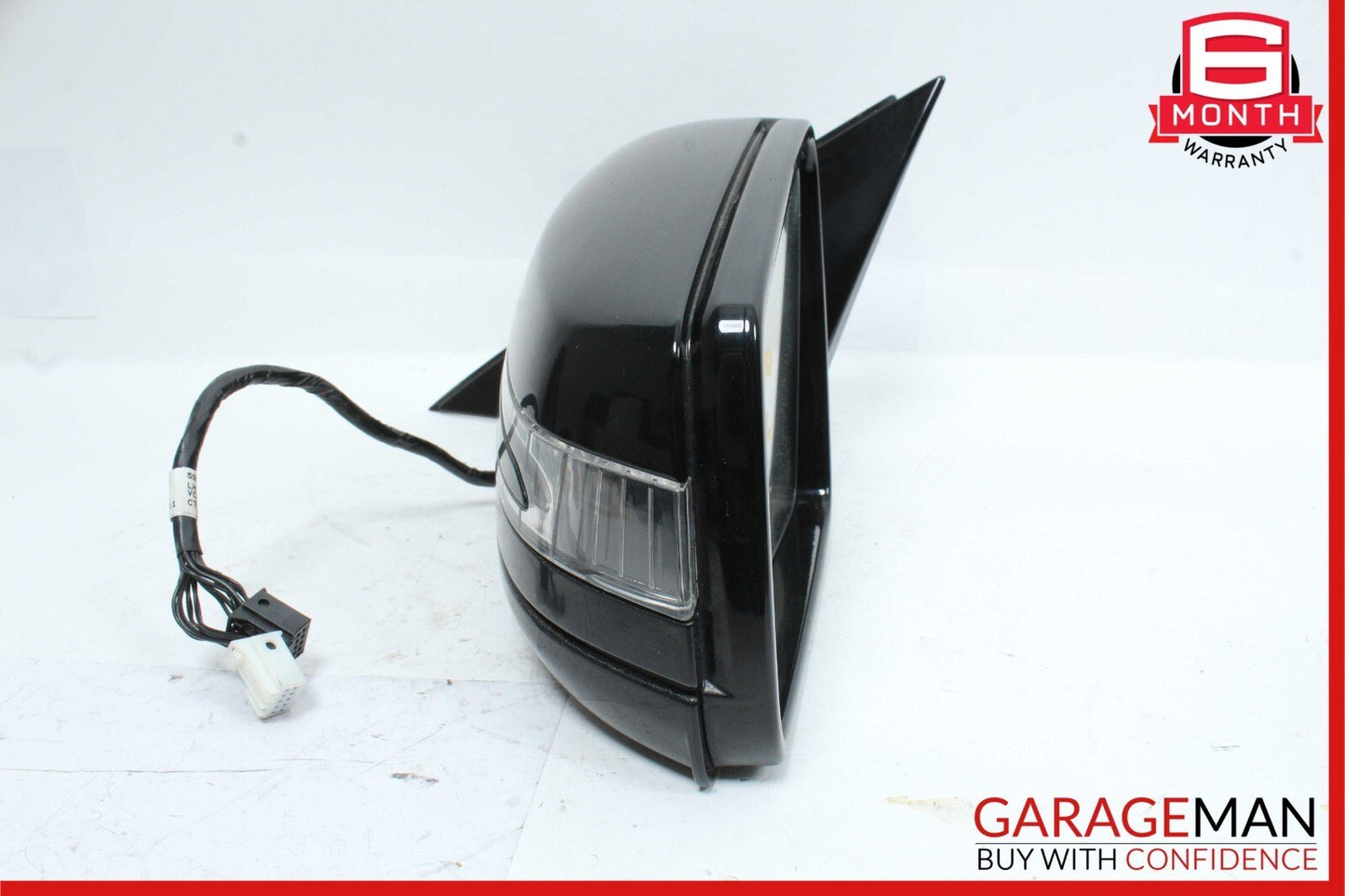10-13 Mercedes W221 S550 S350 Front Left Side Mirror Door Rear View Black