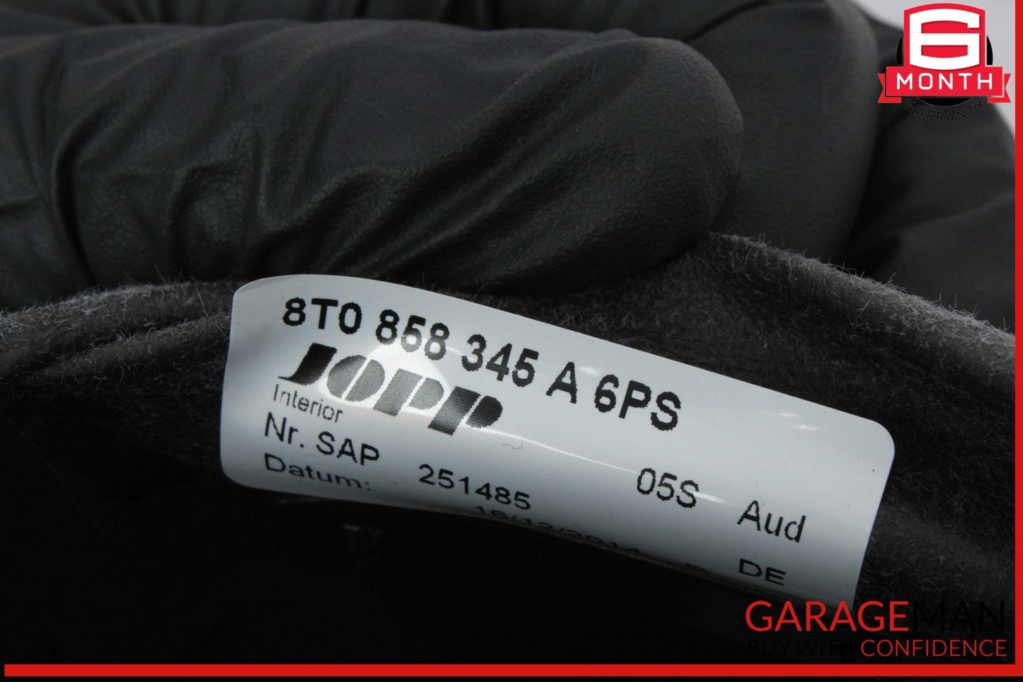 09-16 Audi A5 S5 Steering Column Cover Trim 8T0858345 OEM