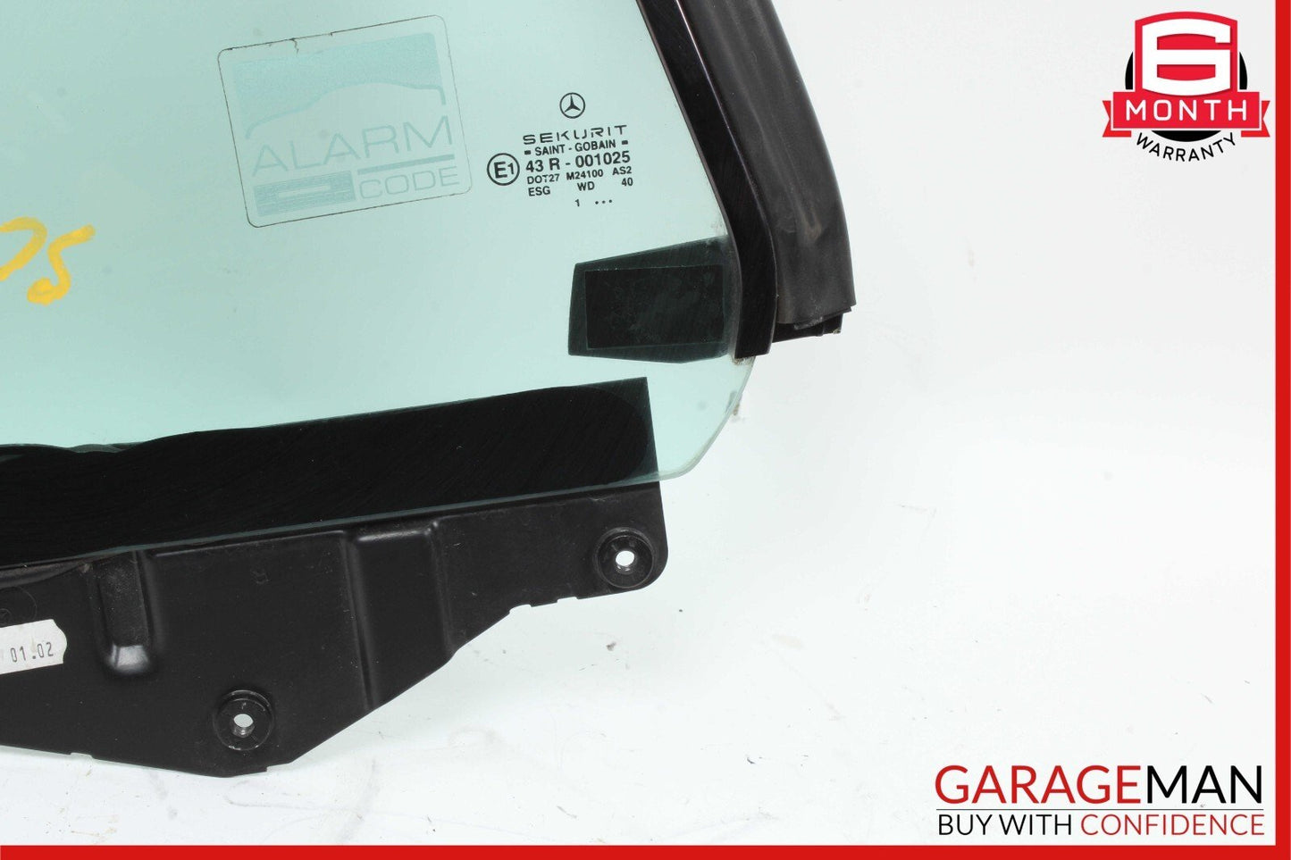 03-12 Mercedes R230 SL500 SL550 SL55 AMG Rear Left Side Quarter Window Glass OEM