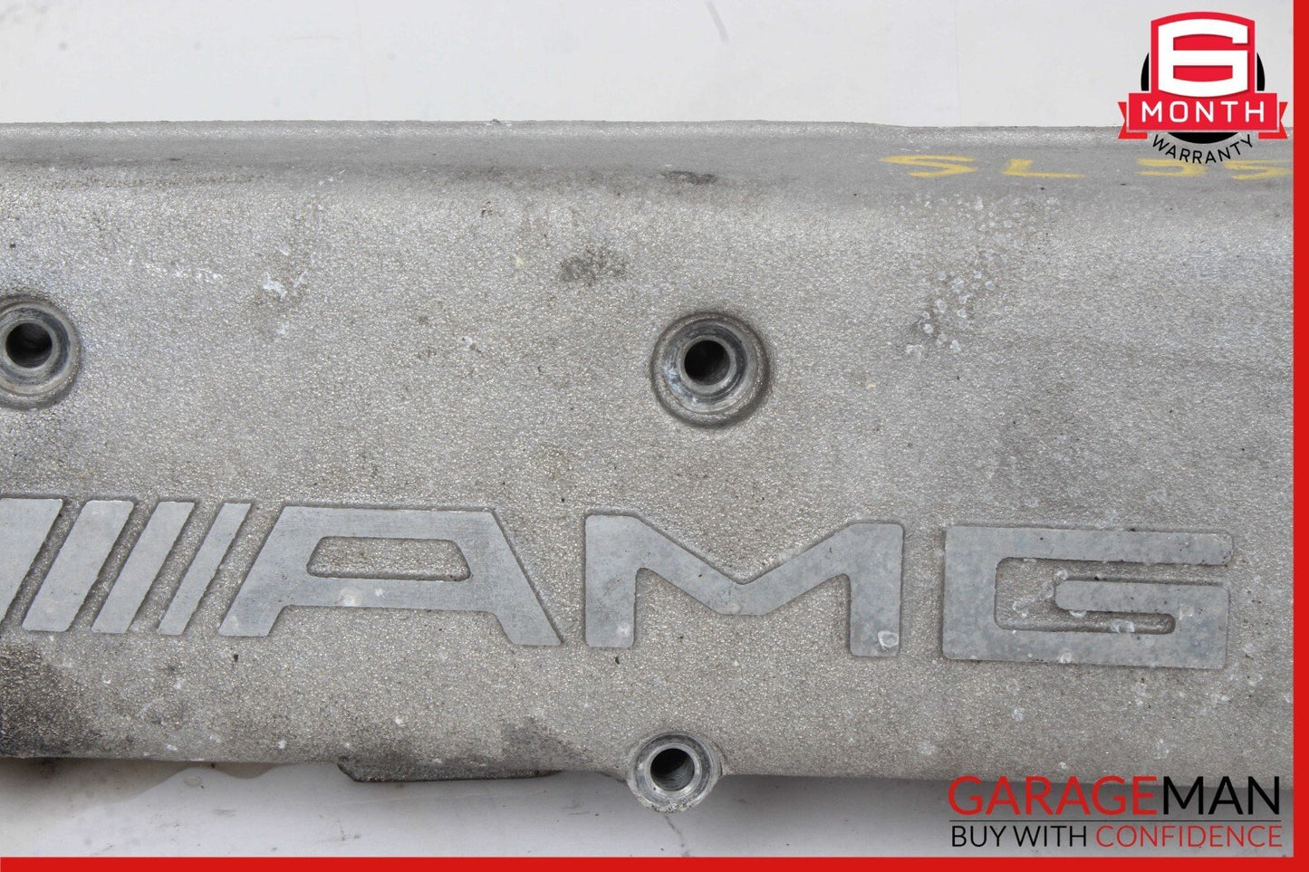 03-08 Mercedes R230 SL55 CL55 AMG Left Engine Kompressor Air Intake Manifold OEM