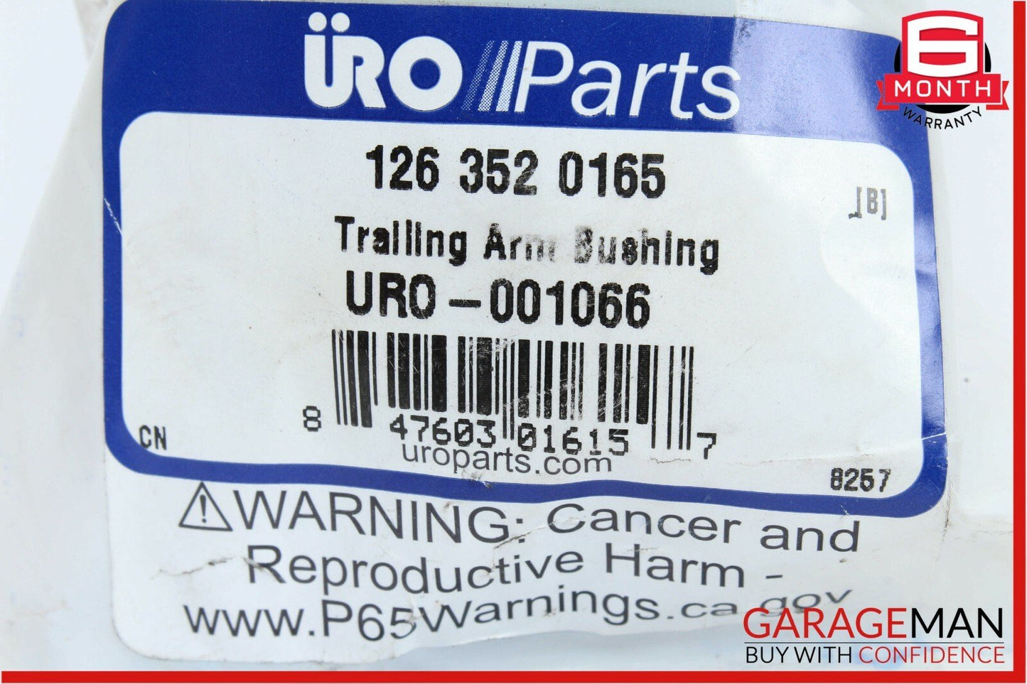 URO Parts Mercedes Rear Trailing Control Arm Arms Bushing 1263520165