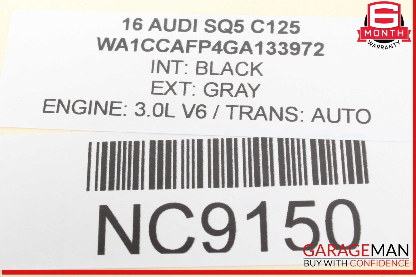 14-17 Audi SQ5 Rear Trunk Open Close Control Switch Button 4G0959831A OEM