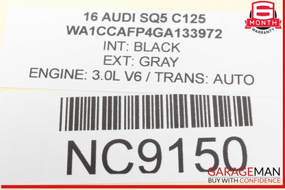14-17 Audi SQ5 Rear Trunk Open Close Control Switch Button 4G0959831A OEM