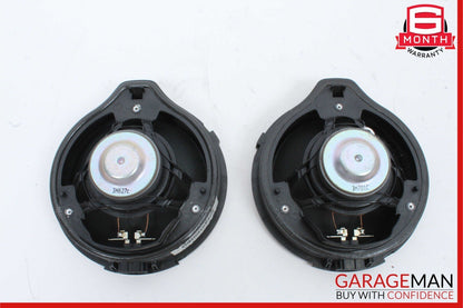 08-14 Mercedes W204 C250 C300 Rear Right & Left Door Sound Speakers Set of 2 OEM