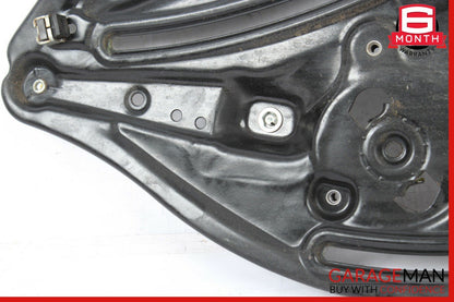 10-16 Mercedes W207 E350 Coupe Rear Left Door Window Regulator Frame w/o Motor