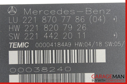 07-09 Mercedes W221 S550 Front Right or Left Side Seat Computer Control Module