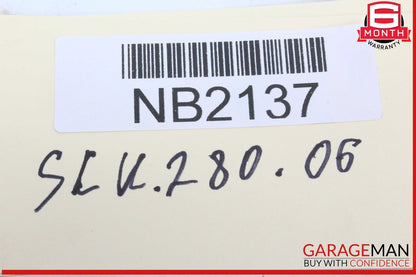 05-11 Mercedes R171 SLK280 SLK55 AMG Left Convertible Top Trunk Lid Cylinder OEM