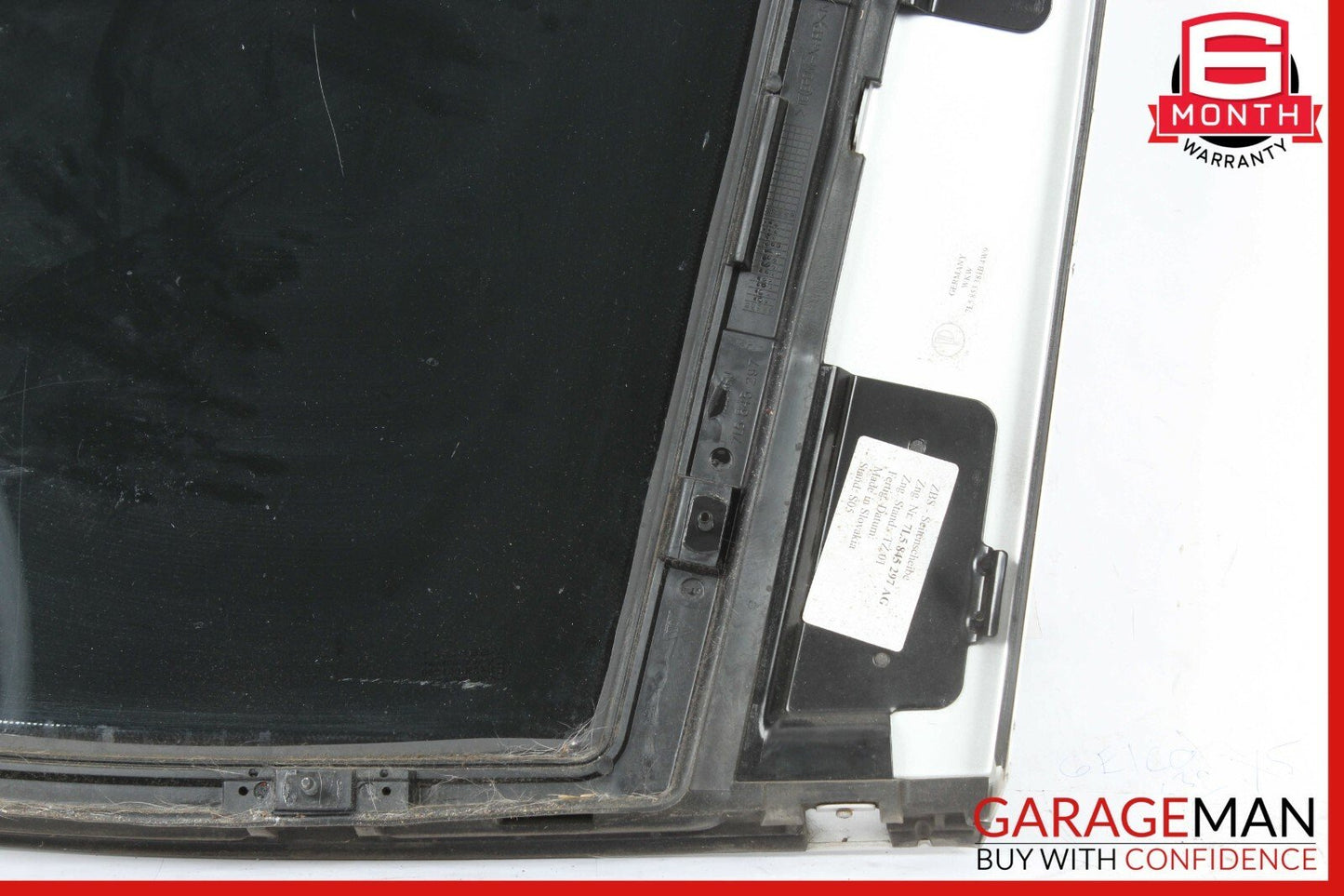 03-06 Porsche Cayenne 955 958 Rear Left Driver Side Quarter Window Glass OEM