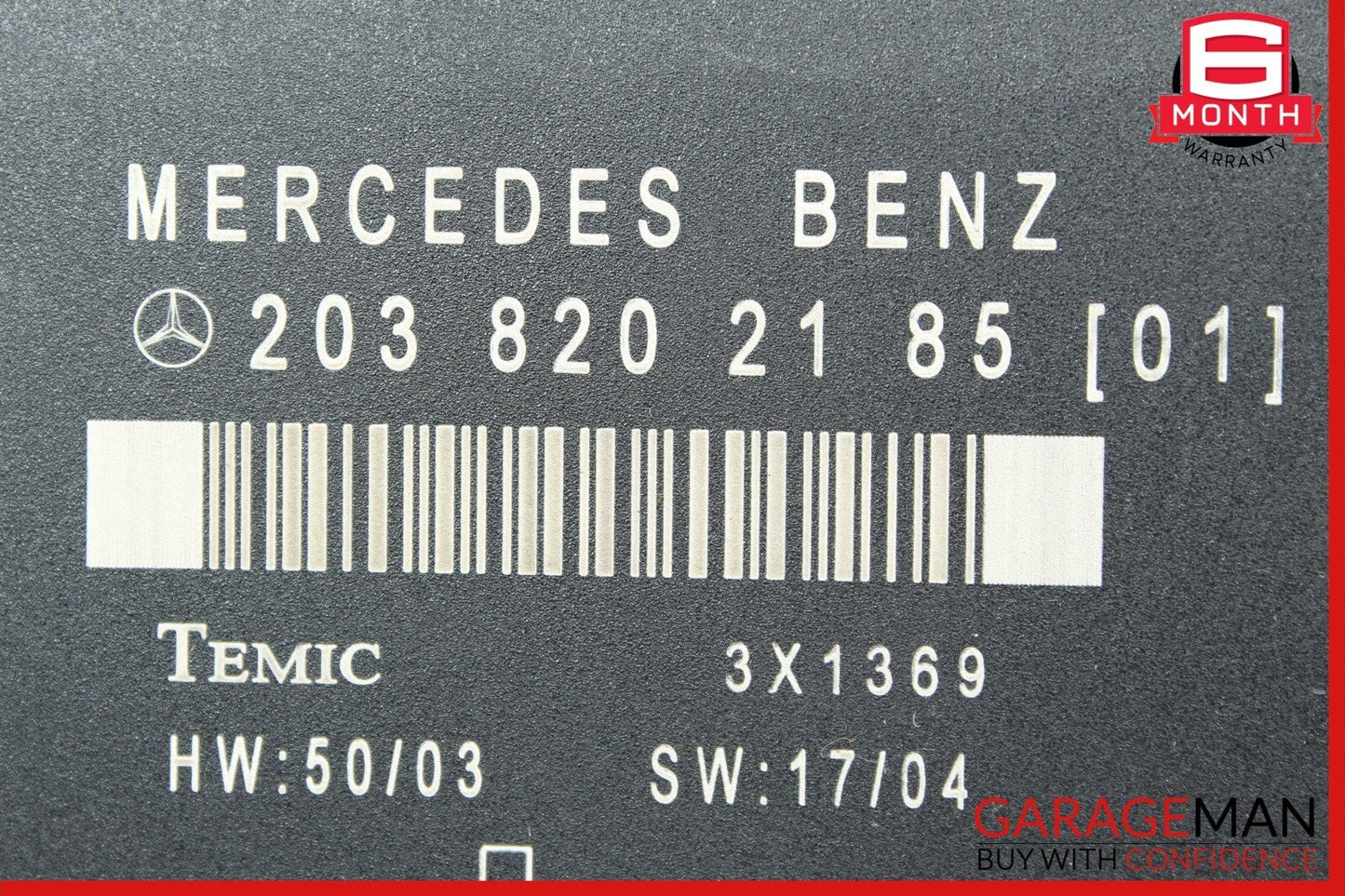 01-07 Mercedes W203 C230 C240 C280 Rear Left Side Door Control Module OEM