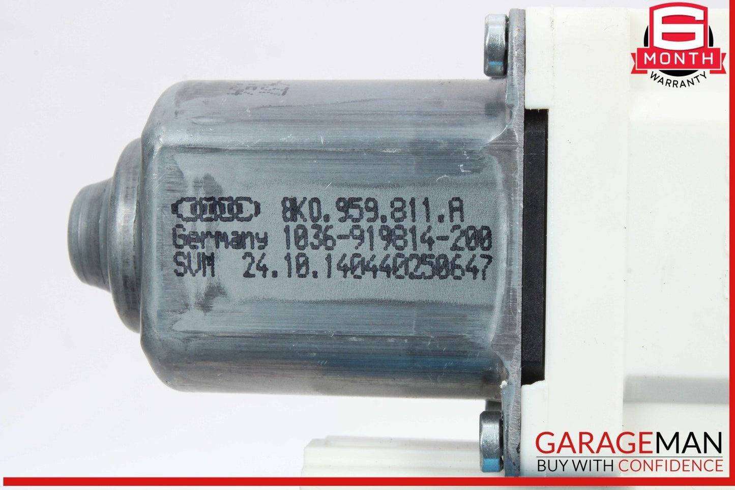 14-17 Audi Q5 SQ5 Rear Left Driver Side Window Regulator Motor 8K0959811A OEM