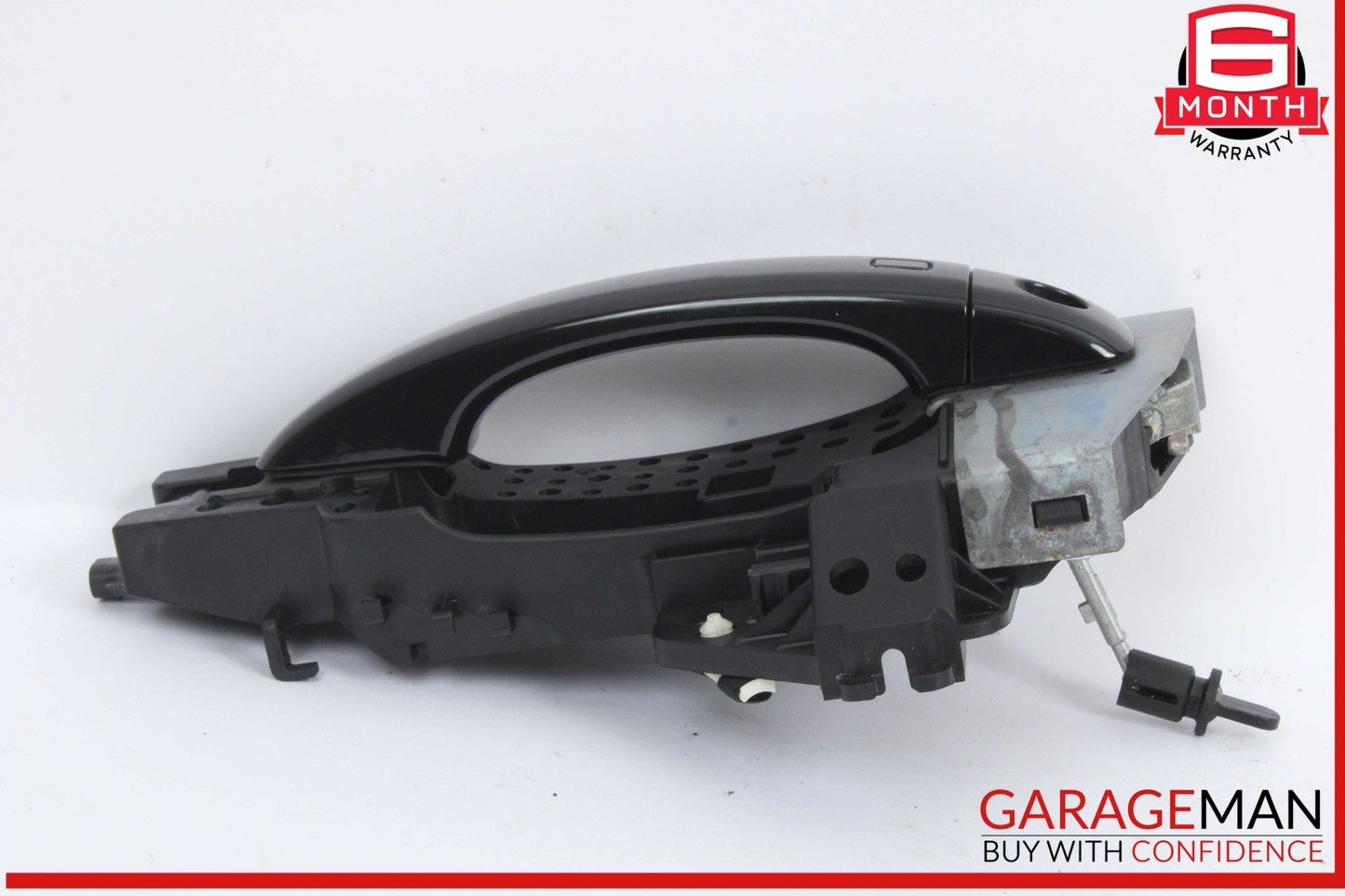 09-16 Audi S5 A5 Rear Left Driver Side Exterior Door Handle Black 8T0837885A OEM