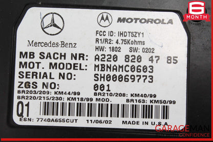 00-06 Mercedes ML350 ML500 Voice Phone Control Module 2208204785 OEM