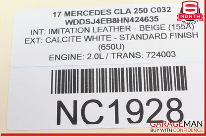 14-19 Mercedes W117 CLA250 Rear Left Driver Side Door Lock Latch Actuator OEM