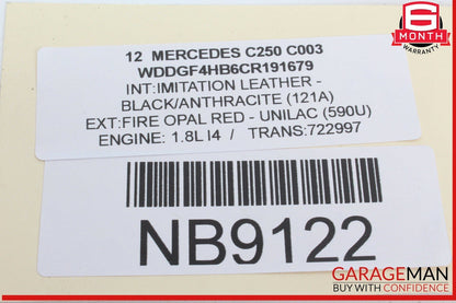 08-18 Mercedes W204 C250 Rear Right Side Door Control Module OEM